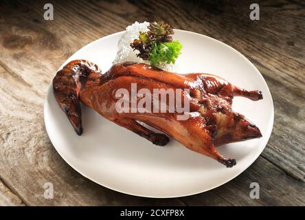 Traditionelle chinesische Küche geröstete Peking-Ente Stockfoto