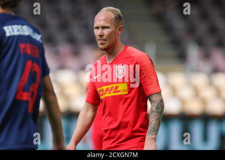 Farum, Dänemark. Juli 2020. Mikkel Rygaard (7) vom FC Nordsjaelland gesehen während des 3F Superliga-Matches zwischen FC Nordsjaelland und FC Midtjylland rechts zum Dream Park in Farum. (Bildnachweis: Gonzales Photo - Rune Mathiesen). Stockfoto