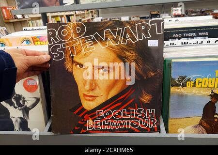 Album: Rod Stewart - Foolish Behavior Stockfoto