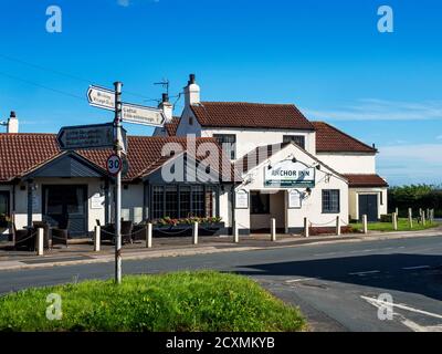 Das Anchor Inn Carvery und freies Haus in Whixley in der Nähe Knaresborough North Yorkshire England Stockfoto