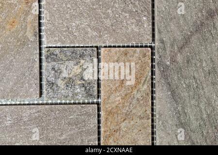 Die Textur von Naturstein, Sandstein, Kalkstein, Granit Stockfoto