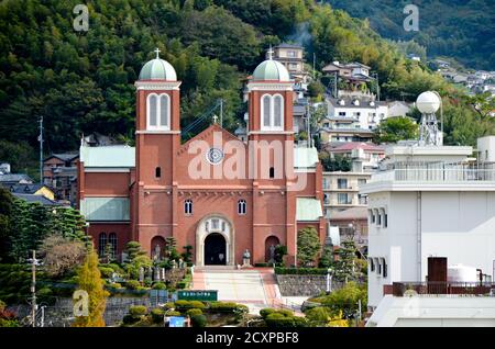 Die Unbefleckte Empfängnis Kathedrale (Urakami) von Nagasaki Stockfoto