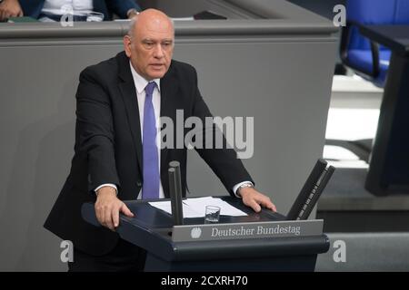 Berlin, Deutschland. Oktober 2020. Thomas Jurk (SPD) spricht im Deutschen Bundestag. Der Haushalt für "Wirtschaft und Energie" wird diskutiert. Quelle: Jörg Carstensen/dpa/Alamy Live News Stockfoto