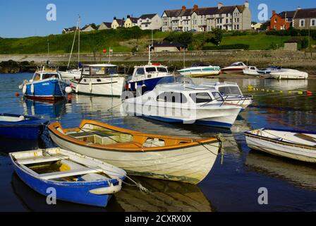 Cemaes Harbour, Anglesey, North Wales, Vereinigtes Königreich, Stockfoto