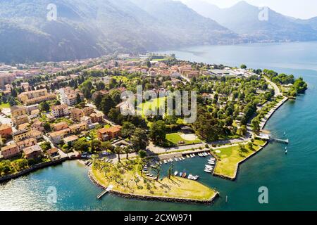 Dervio - Comer See (IT) - Luftbild Stockfoto