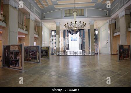 Jugendstil-Interieur des Baltic House Theater-Festival in St. Petersburg, Russland Stockfoto