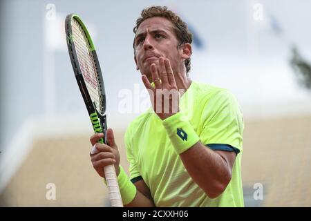 Paris, Frankreich. 1. Oktober 2020. Während des Roland Garros 2020, Grand Slam Tennisturniers, am 1. Oktober 2020 im Roland Garros Stadion in Paris, Frankreich - Foto Stephane Allaman / DPPI Credit: LM/DPPI/Stephane Allaman/Alamy Live News Stockfoto