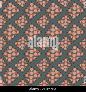 Abstraktes Patchwork nahtlose Vektor-Muster Stock Vektor