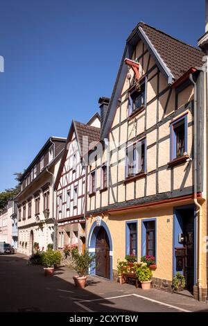 Fachwerkhäuser in Remagen-Oberwinter, Rheinland-Pfalz, Deutschland. Fachwerkhäuser in Remagen-Oberwinter, Rheinland-Pfalz, Deutschland. Stockfoto