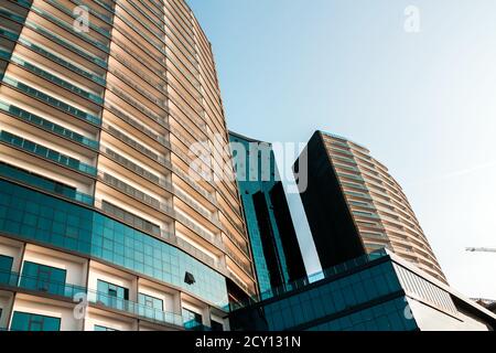 Batumi. Georgien - 28. September 2020: Moderne Wohninfrastruktur in Batumi. Georgien Stockfoto