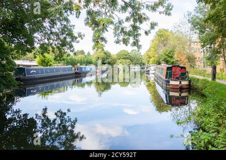The Grand Union Canal Walk, Cowley, London Borough of Hillingdon, Greater London, England, Vereinigtes Königreich Stockfoto