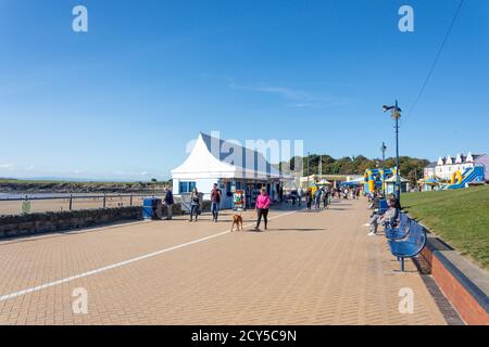 Whitmore Bay Beach and Promenade, Barry Island, Barry (Y Barri), Vale of Glamorgan, Wales, Vereinigtes Königreich Stockfoto