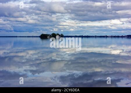 Schwimmende Wiese am Steinhuder Meer, winzlar. Stockfoto