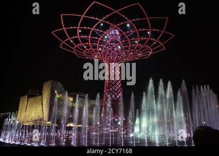 Mailand, Lombardia/Italien.-10/30/2015- Expo 2015 die Weltausstellung von Mailand Stockfoto