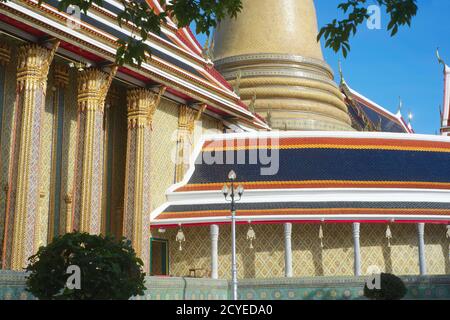 Wat Ratchabophit, Bangkok, Thailand, ein großer Tempel und der Sitz der aktuellen Sangharat (Sankharaat / Sangharaja), der Kopf des thailändischen Buddhismus Stockfoto