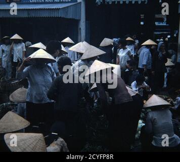 USA Vietnam-Krieg / Vietnamkrieg - Vung Tau Marktplatz Stockfoto