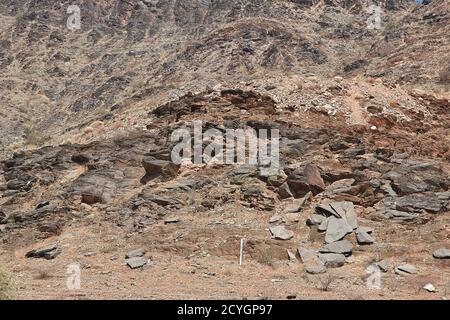 Natur der Berge der Region Asir, Saudi-Arabien Stockfoto