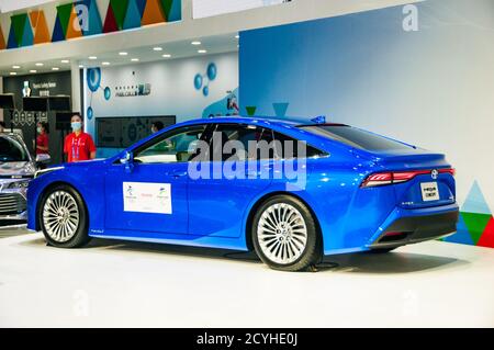 Konzept für die zweite Generation Toyota Mirai FCEV auf der Beijing Auto Show 2020 gesehen. Stockfoto