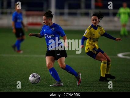 BILLERICAY, Großbritannien, SEPTEMBER 30: Georgie Morton von Billericay Town Ladies während der South East Division One zwischen Billericay Town Ladies und H Stockfoto