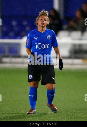 BILLERICAY, Großbritannien, SEPTEMBER 30: Therese Addison von Billericay Town Ladies während der South East Division One zwischen Billericay Town Ladies und Stockfoto