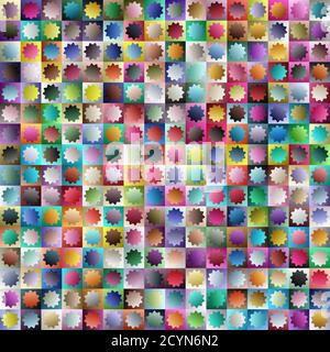 256 Stück bunte Starburst, Sunburst, Preisschild, Etikett und Aufkleber Symbol Hintergrund Set. Leere, leere Banner, Abzeichen, Etiketten und Tags, Knöpfe. Grad Stock Vektor