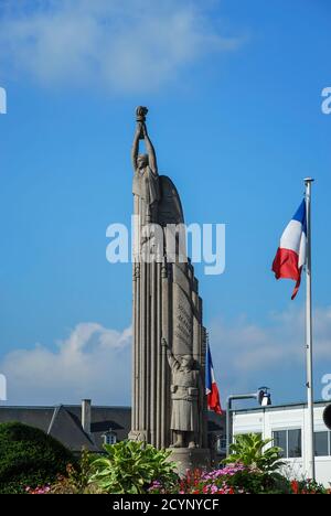 Denkmal für die Toten, Pont-à-Mousson, Meurthe-et-Moselle, Frankreich Stockfoto