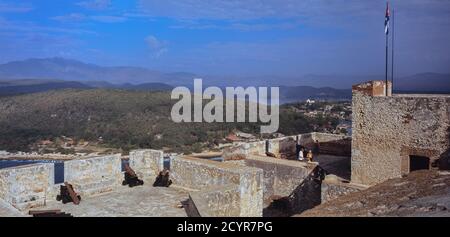 Festung, San Pedro de la Roca, Castillo del Morro, Santiago de Cuba, Kuba Stockfoto