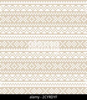 Weihnachten Messe Insel Muster Hintergrund für Mode-Textilien, Strickwaren und Grafiken Stock Vektor