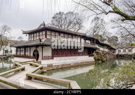 Suzhou China Februar 15 2012 Gärten Von Suzhou Stockfoto