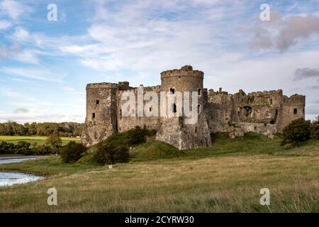 Carew Castle, Pembrokeshire Coast National Park, Pembrokeshire, Wales Stockfoto