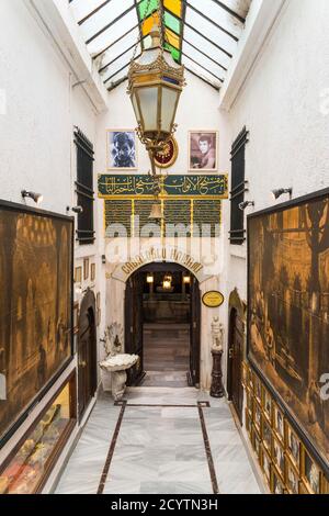 Eingang Cagaloglu Hamam, Istanbul Stockfoto