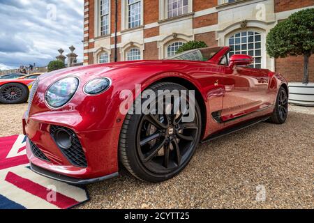 2019 Bentley Continental GT Convertible No1 Edition, Concours of Elegance 2020, Hampton Court Palace, London, Großbritannien Stockfoto