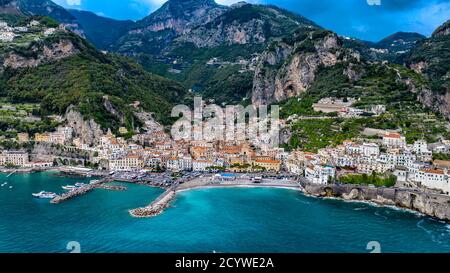 Amalfi-Küste Stockfoto