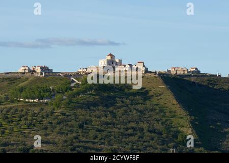 Forte da Nossa Senhora da Graca Fortress Blick von Elvas in Alentejo, Portugal Stockfoto