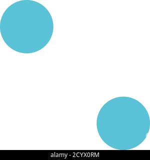 Farbe, monochrome Kreise, Punkte, Flecken Muster. Stipple, Stippling, bunter Halbton Hintergrund. Vektor für Spotmuster (nahtlos wiederholbar) Stock Vektor