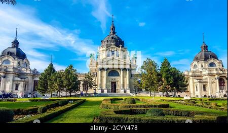 Szechenyi Thermal Bad, Budapest, Ungarn Stockfoto