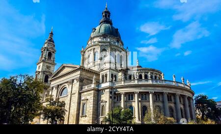 St.-Stephans-Basilika in Budapest, Ungarn. Stockfoto