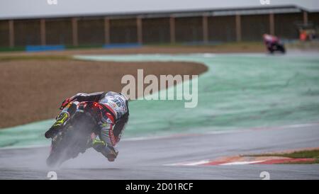 Francia, Magny Cours, Italien. 25. Sep, 2020. francia, magny Cours, Italien, 25 2020. Sep 36 Leandro Mercado Ducati Panigale V4 R.Motocorsa Racing .Regenwetter während der 7. Runde Pirelli French Round 2020 - World Superbike - SBK - Credit: LM/Otto Moretti Credit: Otto Moretti/LPS/ZUMA Wire/Alamy Live News Stockfoto