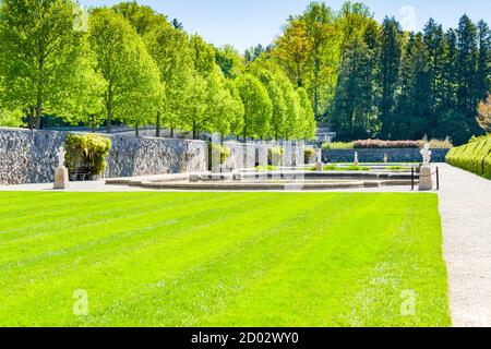 Biltmore Estate Statue Garden Stockfoto