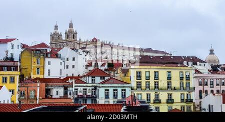 Panoramablick auf Lissabon, Portugal. Stockfoto