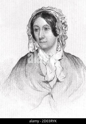 MARY SOMERVILLE (1780-1872) Schottische Wissenschaftsschriftstellerin und Universalgelehrte Stockfoto