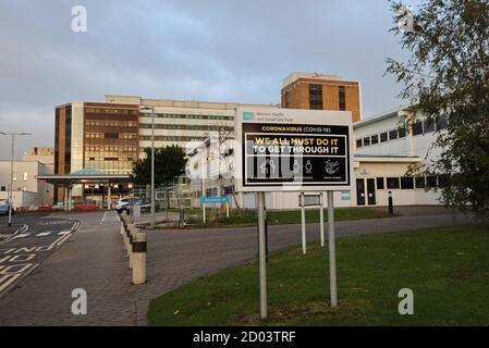 Altnagelvin Area Hospital in Londonderry. Stockfoto