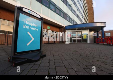 Altnagelvin Area Hospital in Londonderry. Stockfoto