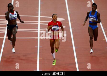 Italien Gloria Hooper In 200 M Warme Sieben Frauen Wahrend Der 5 Tag Der Leichtathletik Wm 2017 Auf Der Londoner Stadion Stockfotografie Alamy