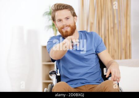 Deaktiviert man Sports beobachten Auf tv Stockfoto