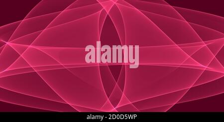 Abstrakter Hintergrund mit Schattierungen von rosa Streifen - 2D-Illustration Stockfoto