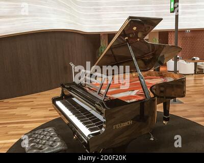Aufrechte klassisches Klavier. Stockfoto
