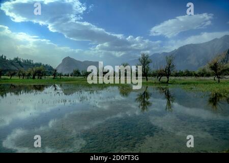 Landschaften der nördlichen Gebiete von gilgit Baltistan, Pakistan Stockfoto