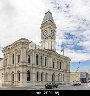 Waitaki District Council Building in Thames Street in Oamaru, Otago, Neuseeland Stockfoto