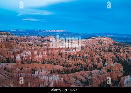 Wunderschöne und inspirierende Reisen und Landschaften des Bryce Canyon National Park in Utah, USA Stockfoto